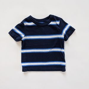 Circo Blue Short Sleeve Striped T-shirt